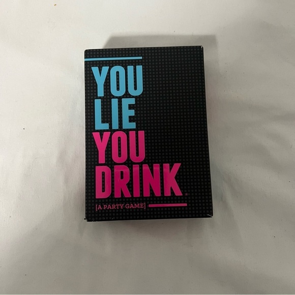 You Lie You Drink - The Drinking Game for People Who Can't Lie [A Party Game] - Picture 1 of 4
